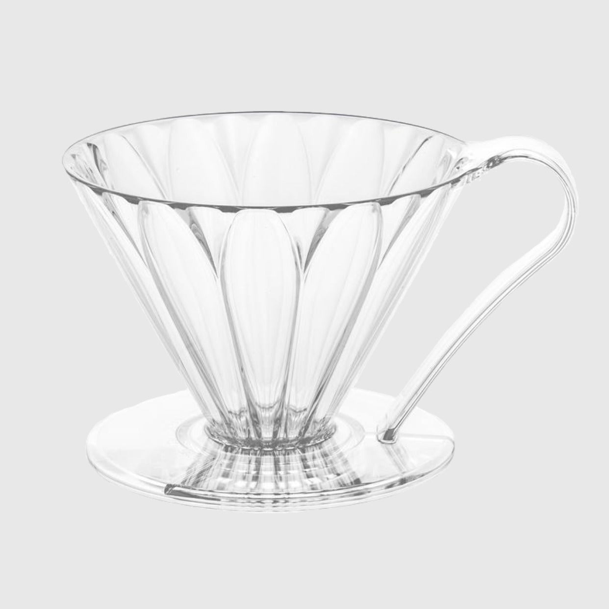 Cafec Australia Plastic Flower Dripper Clear plastic Barista Basic Barista Australia Melbourne Coffee Brewing Filter Coffee Pour Over Coffee Cafec