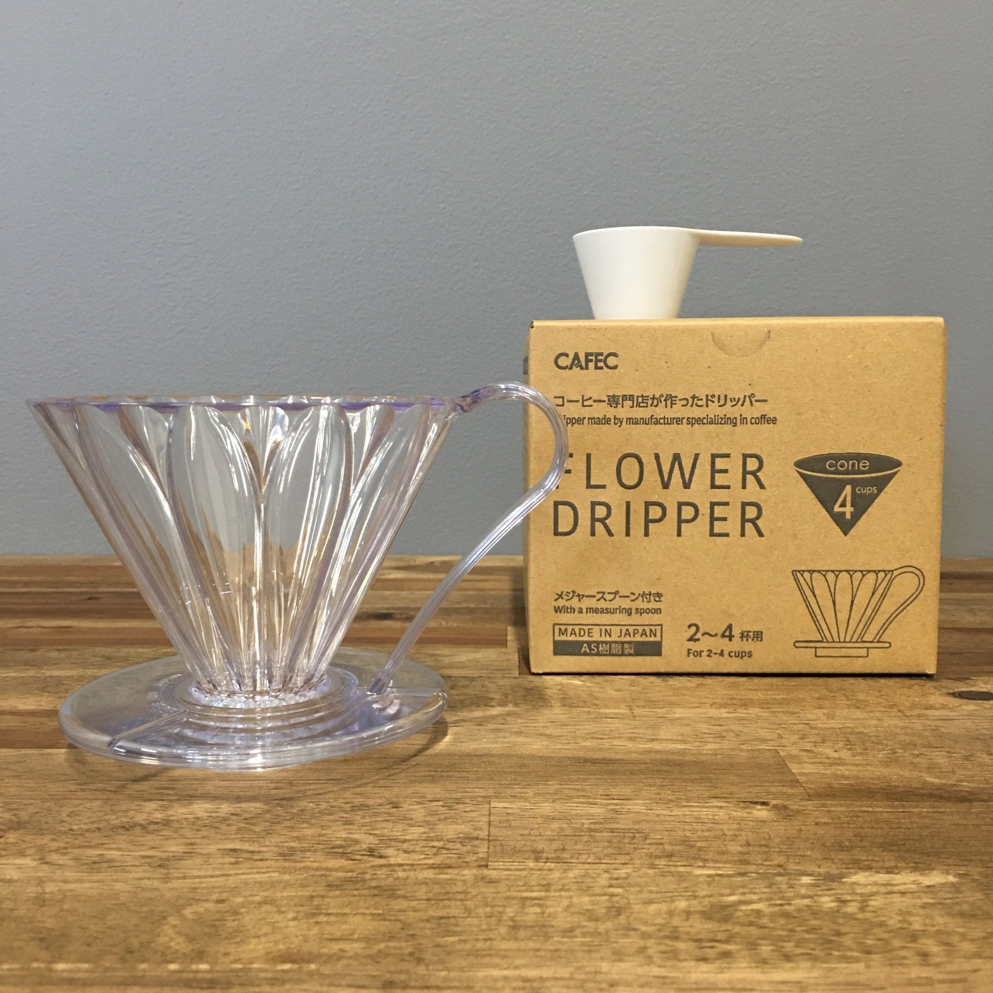 Cafec Australia Plastic Flower Dripper Clear plastic Barista Basic Barista Australia Melbourne Coffee Brewing Filter Coffee Pour Over Coffee Cafec