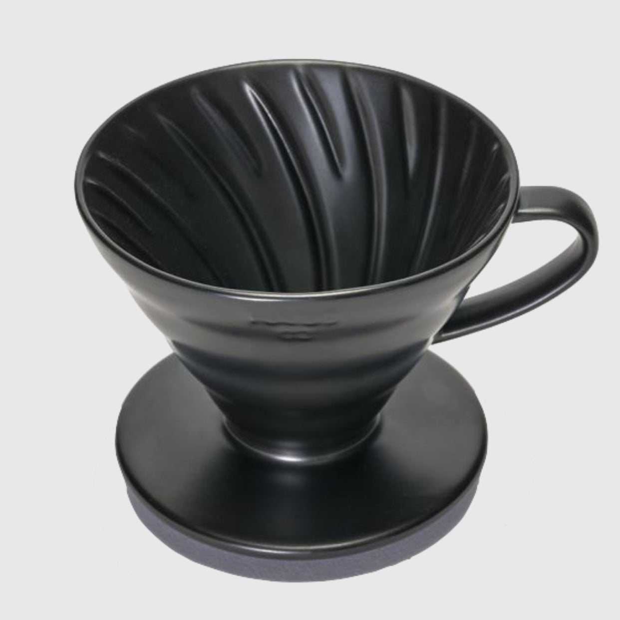 Hario V60 Ceramic Dripper Matte Black Pour over coffee dripper