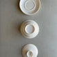 Gaiwan Gongfu tea brewer set ceramic white minimalist tea brewer